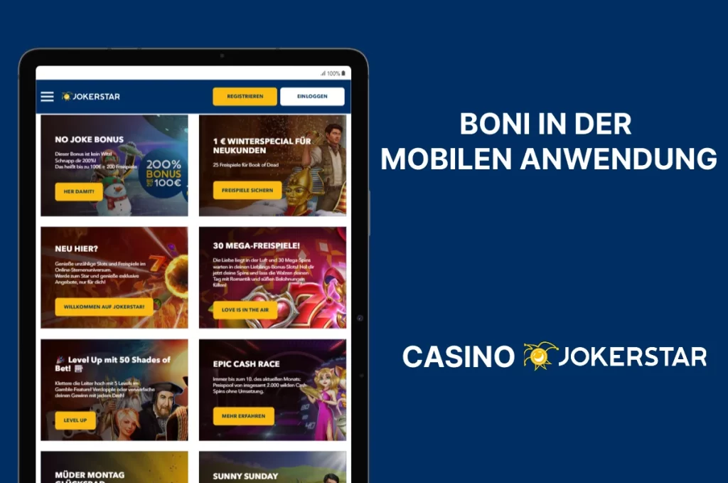 Boni und Werbung für mobile Nutzer
